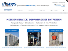 Tablet Screenshot of evadys.fr